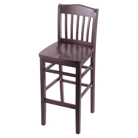 25 Counter Stool,Dark Cherry Finish,a Dark Cherry Seat